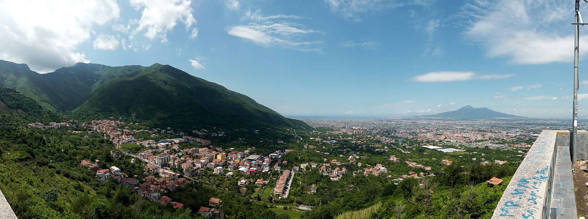 A view of Pompeii